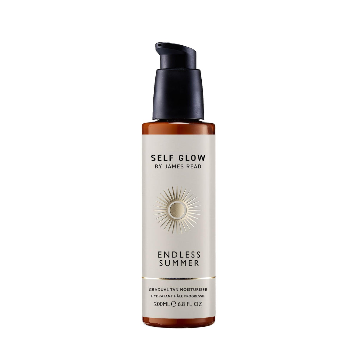 SELF GLOW BY JAMES READ Endless Summer Gradual Tan bottle for easy at-home tanning