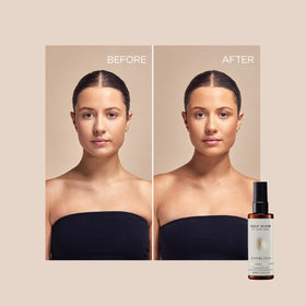 Self Glow by James Read rosewater infusion highlights hydrating glow on the skin.