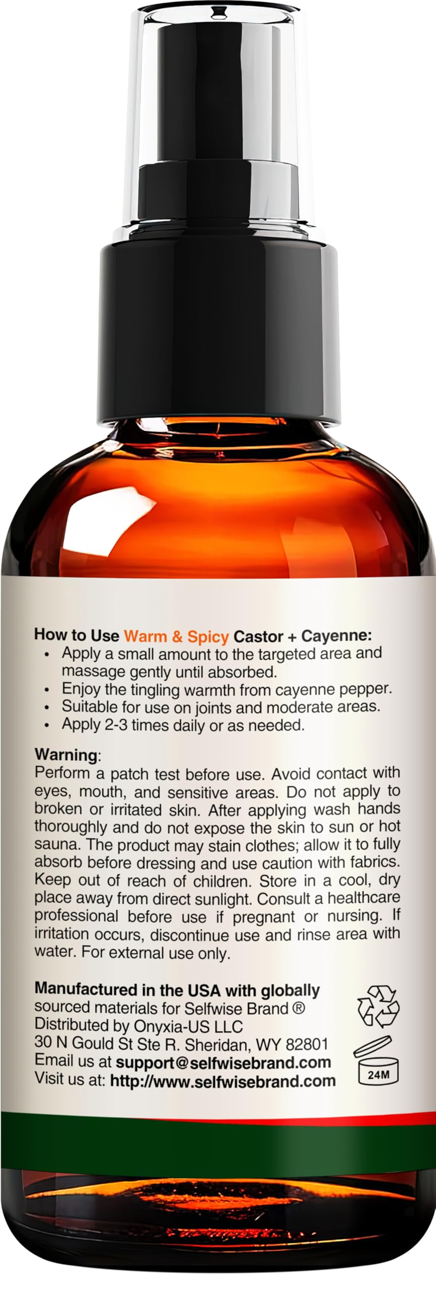 SELFWISE Almond oil and vitamin E blend supports skin nourishment