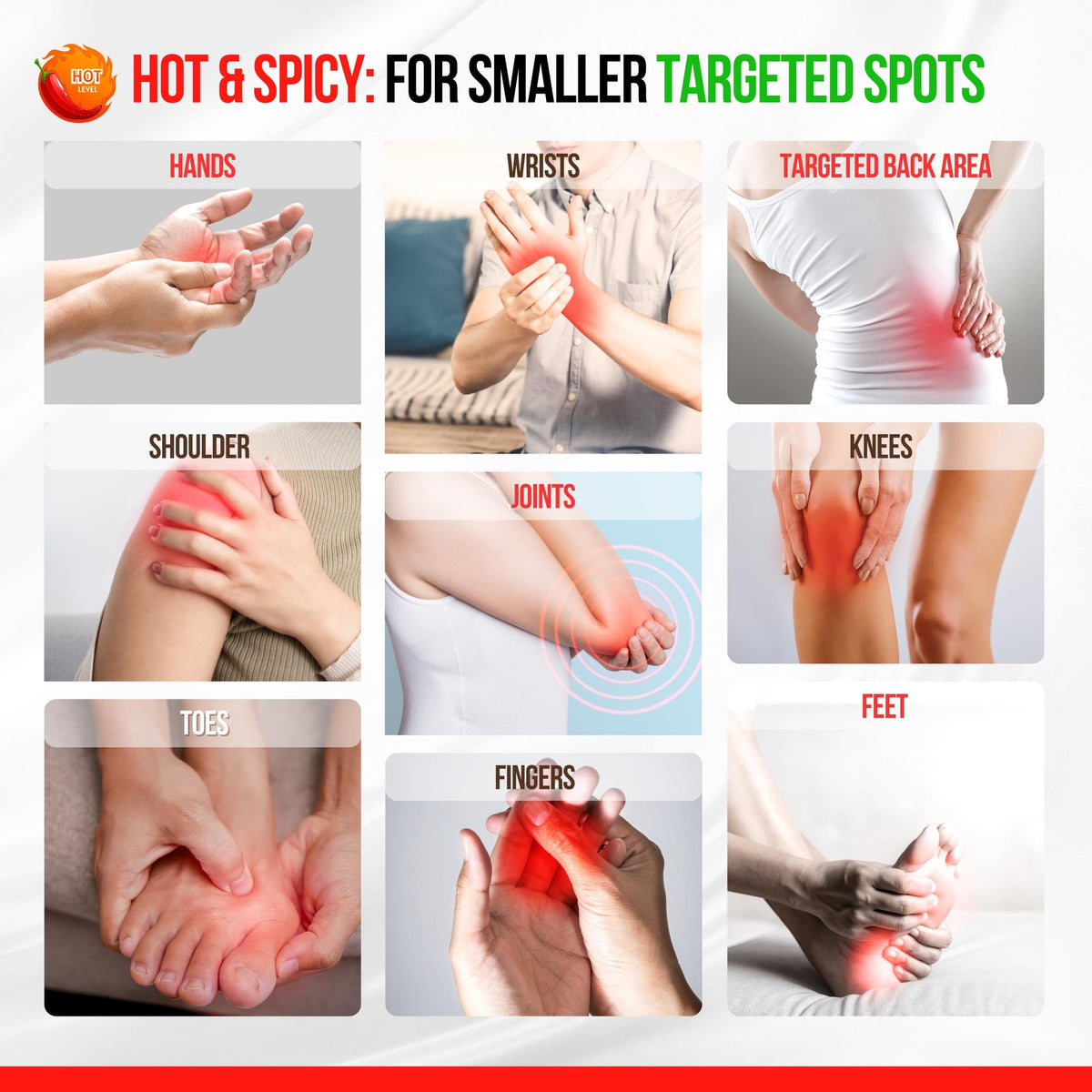SELFWISE oil on feet provides comforting warmth and hydration.