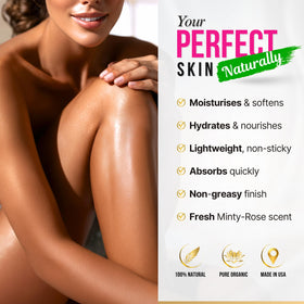 SelfWISE face and body oil application for versatile daily moisture.