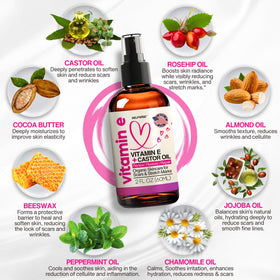 SelfWISE rosehip-jojoba-almond blend for deep hydration and nourishment.