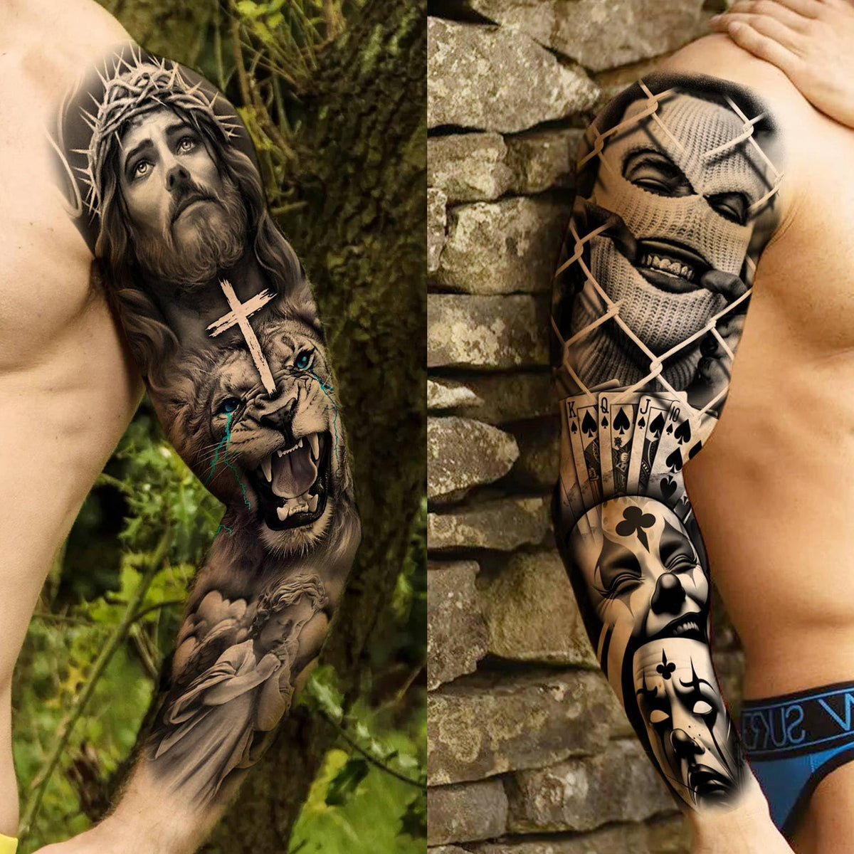 SELIDODO chicano half-arm sleeve tattoos for versatile placement.