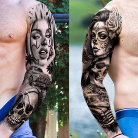 SELIDODO Our Lady of Guadalupe tattoos with iconic religious imagery.