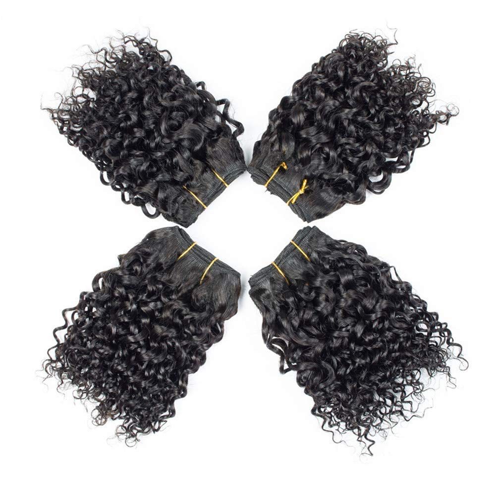 Selina Brazilian virgin hair bundles curl texture close-up shows natural shine