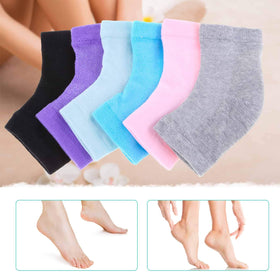 Selizo gel-inside heel socks are washable and reusable for multiple treatments