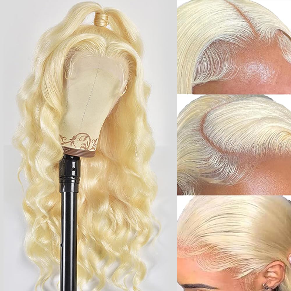 SEMANK 613 lace front wig side part for versatile styling options