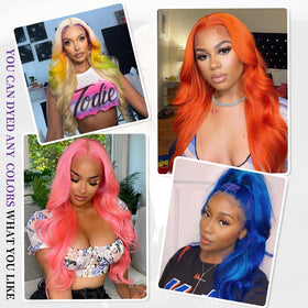 SEMANK body wave wig with 613 color designed for easy movement