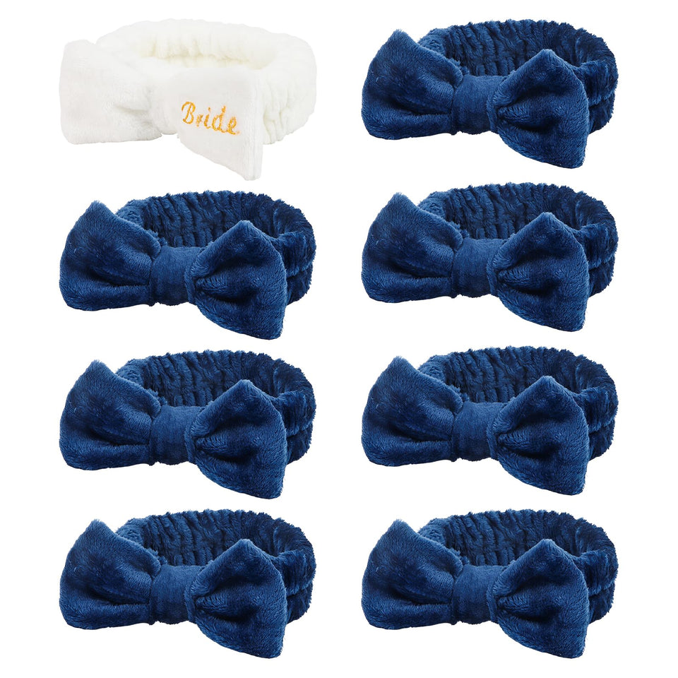Semato bride headband with white and gold embroidery for bridal looks