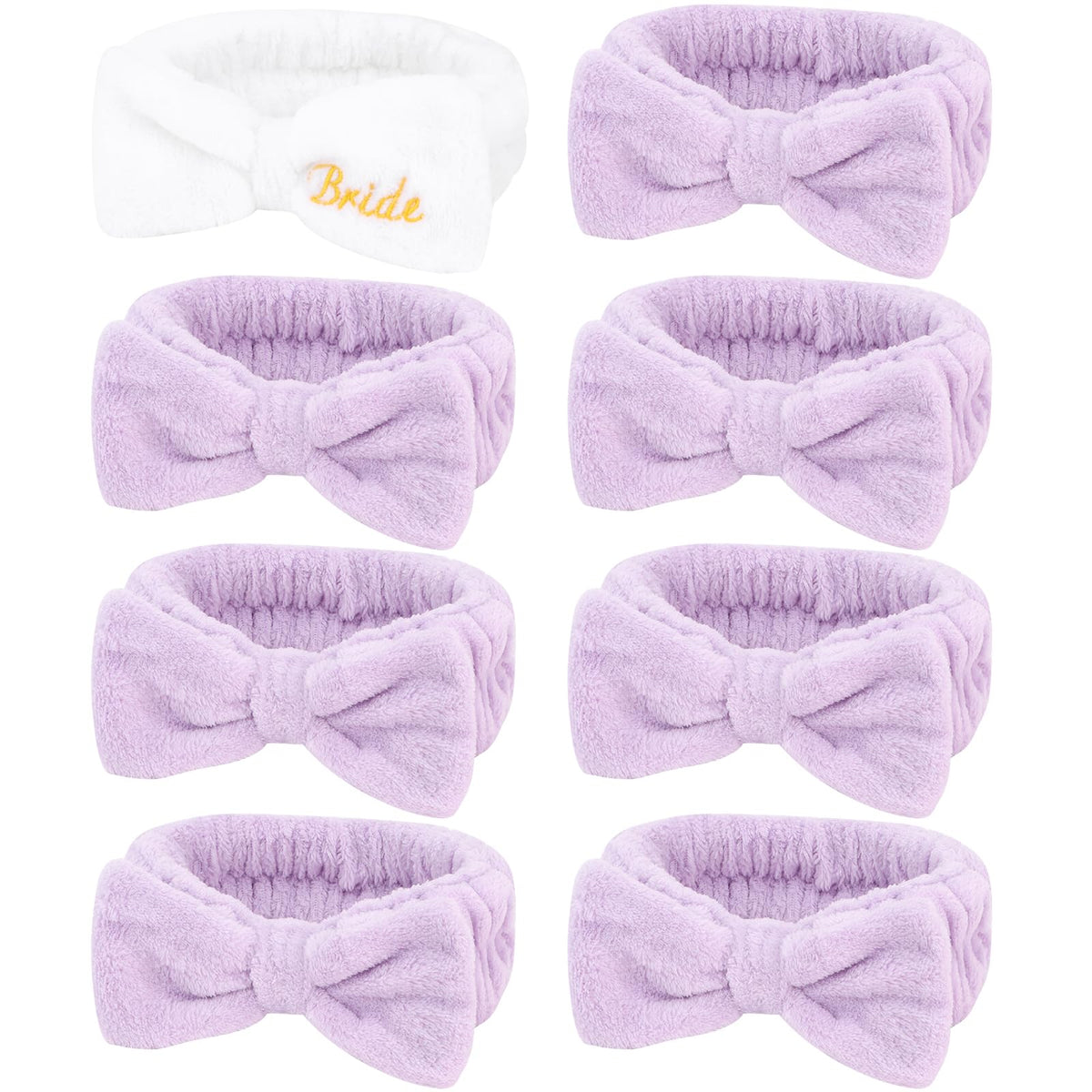Semato bride spa headband with gold embroidery, ideal for bridal photos.