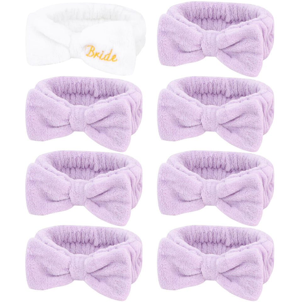 Semato bride spa headband with gold embroidery, ideal for bridal photos.
