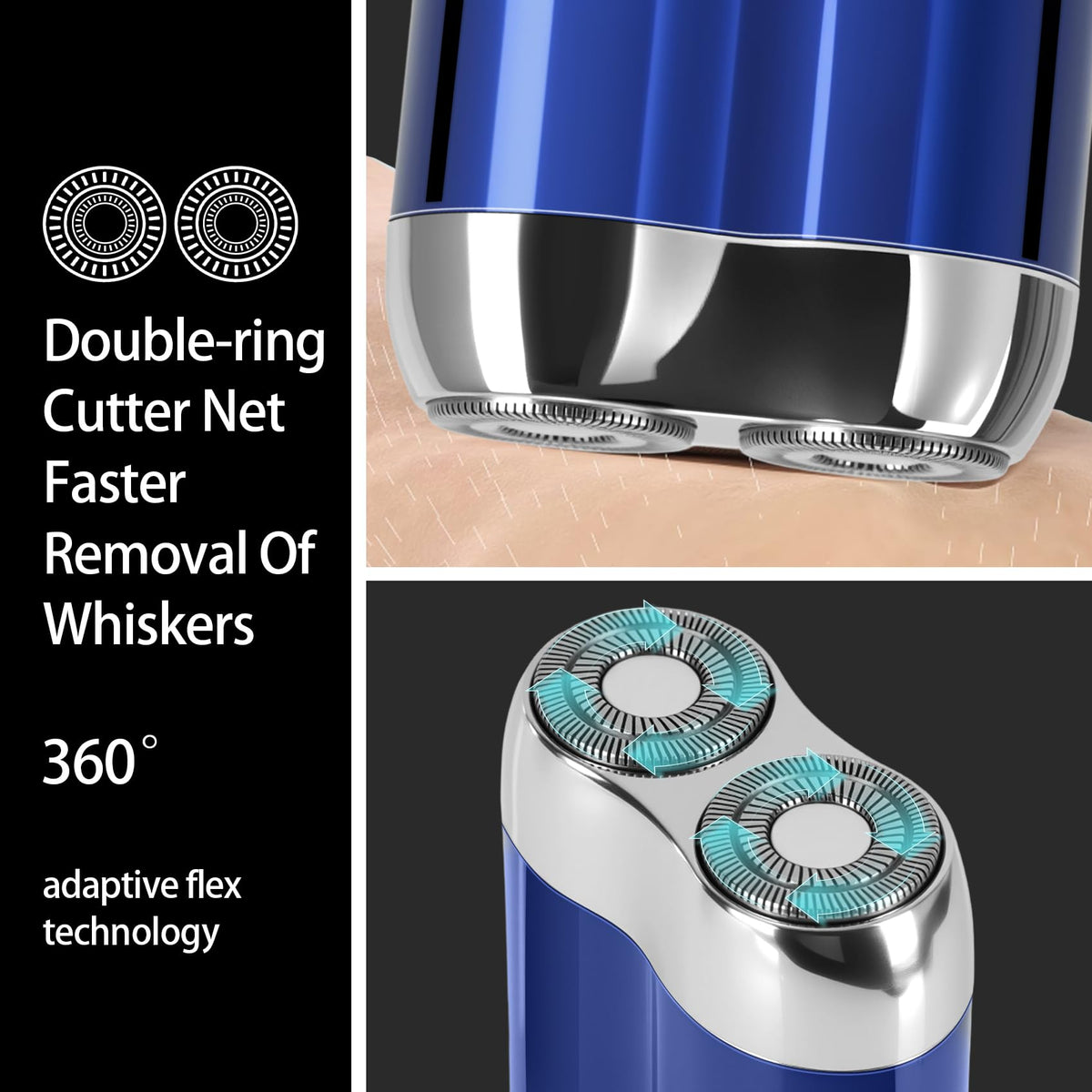 Senduzll travel-friendly compact shaver tucked in a pocket.