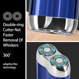 Senduzll travel-friendly compact shaver tucked in a pocket.