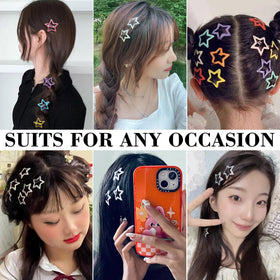 Seneeel star hair clip on bun demonstrates quick, elegant styling.