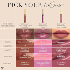 SeneGence LipSense vegan and paraben-free formula in lifestyle shot