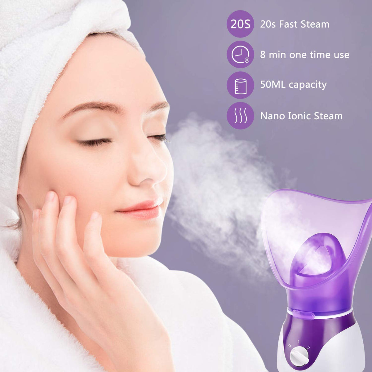 Seneryla face brush included for gentle cleansing and exfoliation