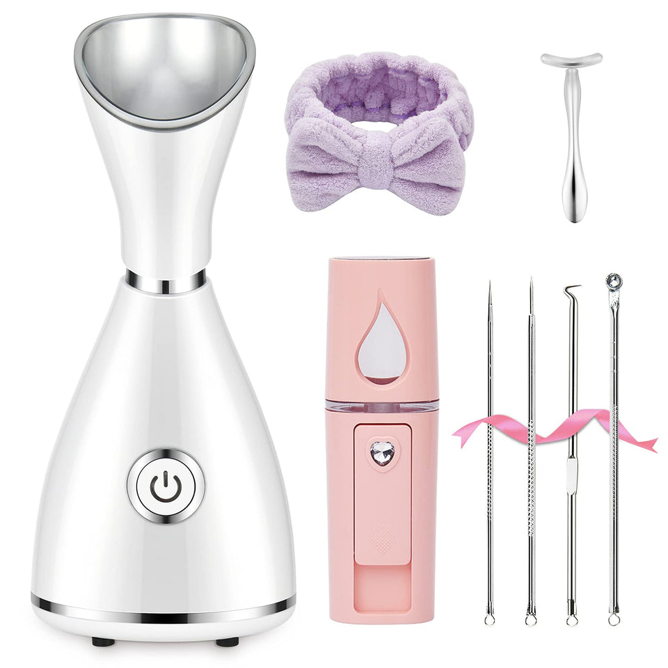 Seneryla facial steamer front view promotes deep cleansing and daily skincare