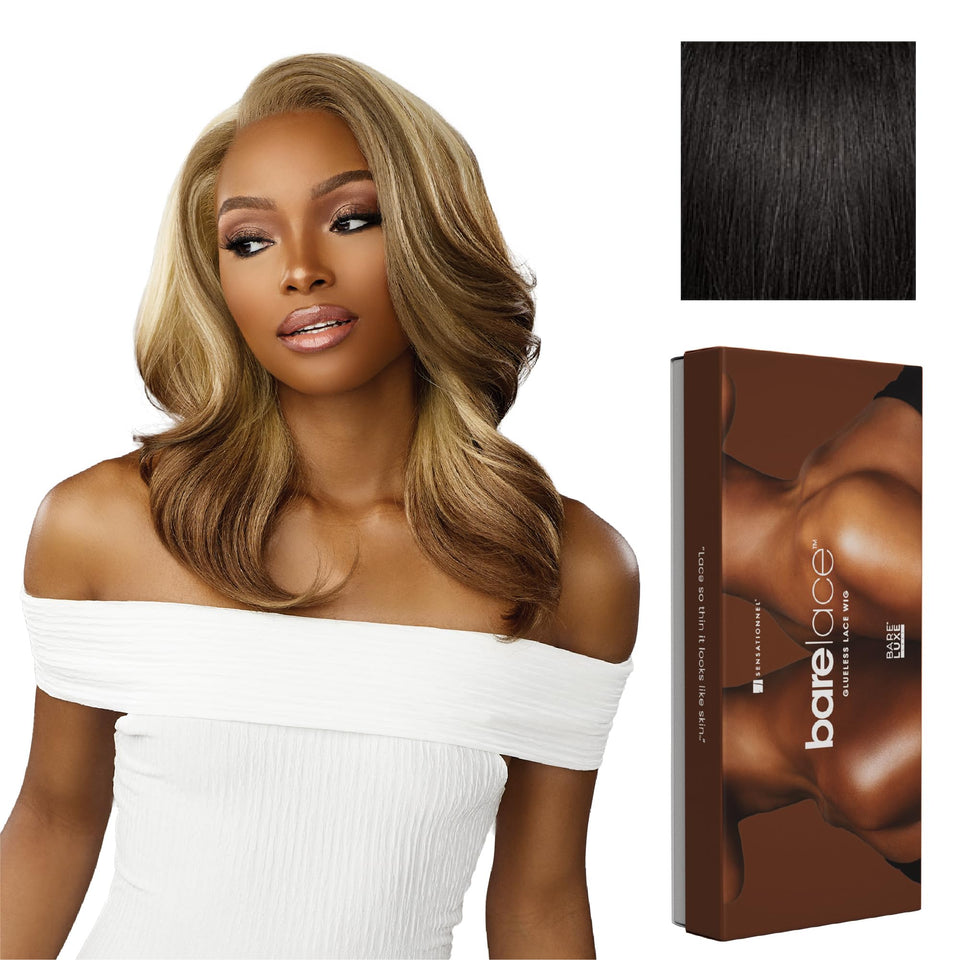Sensationnel Bare Lace Front 13x6 closure offers natural parting for versatile styling.