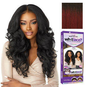 Sensationnel What Lace 13x6 Latisha front view shows glueless lace miracle for natural edges