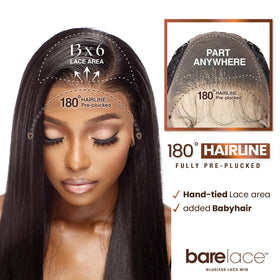 Sensationnel Bare Lace 13x6 lace grid detail reveals breathable construction