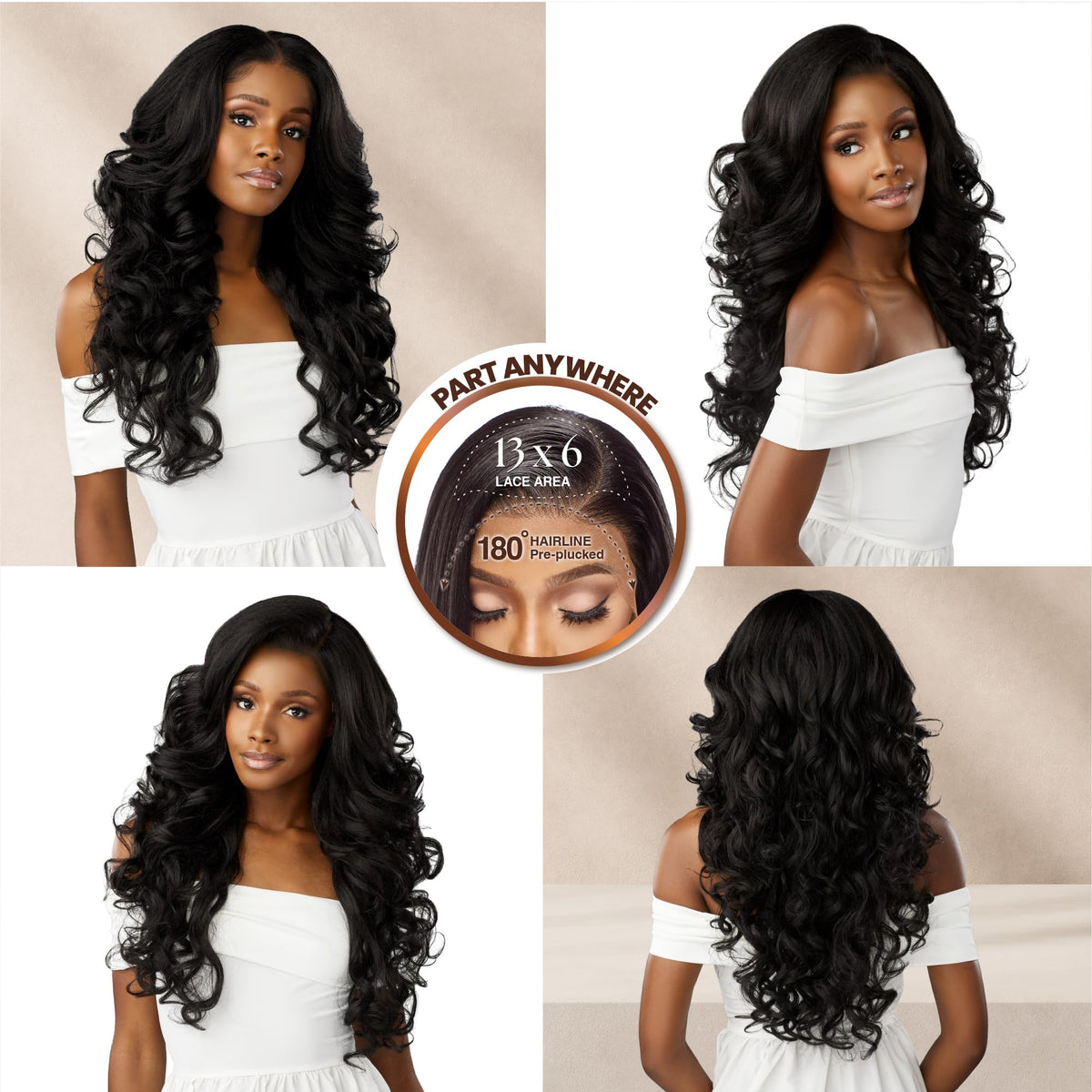 Sensationnel Bare Lace 13x6 wig Unit 15 breathable mesh cap for all-day comfort.