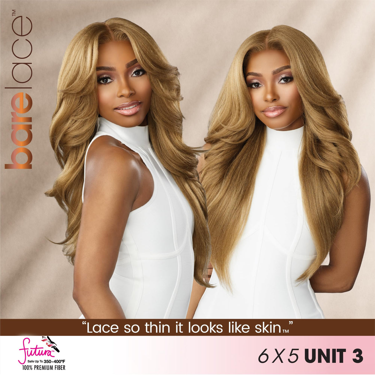 Sensationnel Bare Lace 6x5 baby hair detail adds soft, natural edges.
