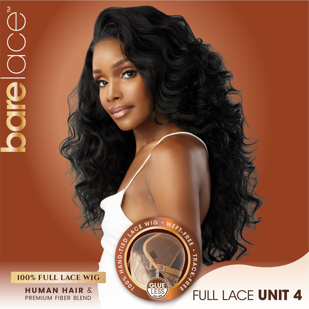 Sensationnel Bare Lace Full Lace Wig glueless band and silicone lining