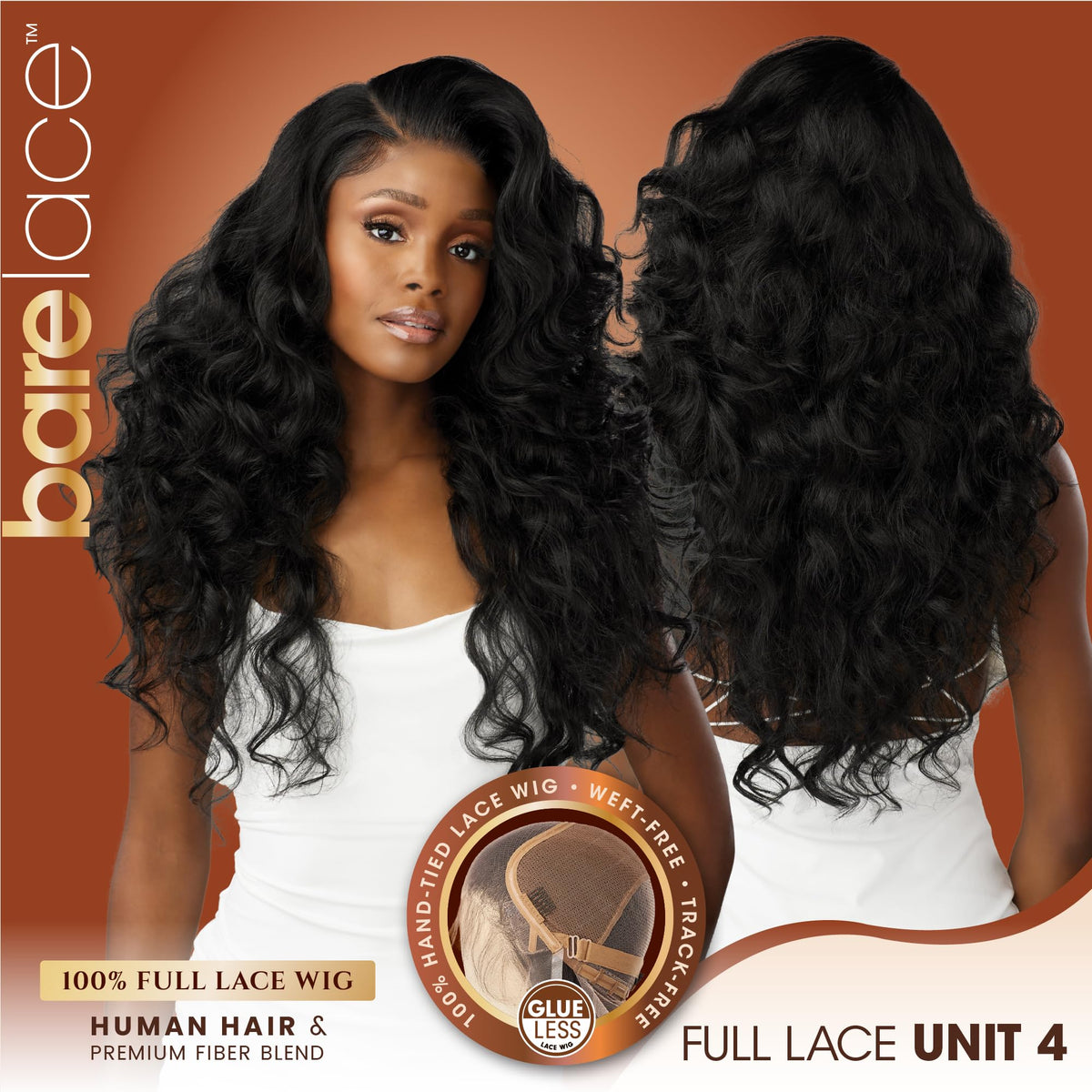 Sensationnel Bare Lace Full Lace Wig thinner lace design reduces visibility