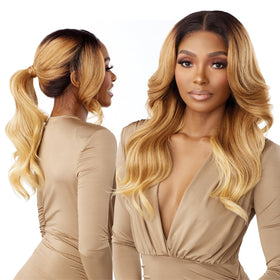 Sensationnel Butta 360 lace wig front view shows natural, seamless hairline.