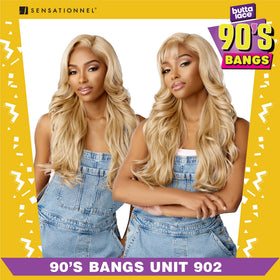 Sensationnel Butta Lace 90S Bangs side view highlighting seamless blend.
