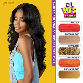 Sensationnel Butta Lace 90s Bangs Unit 911 bangs option for varied looks