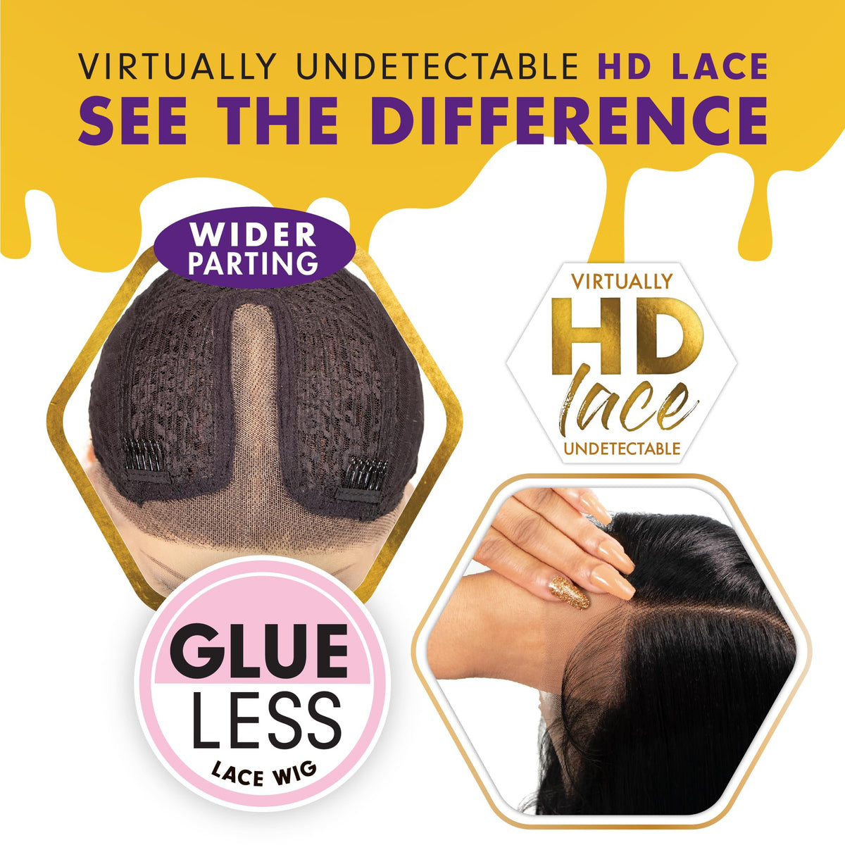 Sensationnel Butta Lace Wig babyhair melts blend smoothly with skin tone