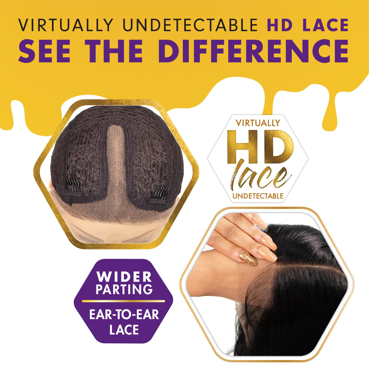 Sensationnel Butta Lace Wig offers Balayage and Flamboyage color accents for style.