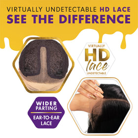 Sensationnel Butta Lace Wig offers Balayage and Flamboyage color accents for style.
