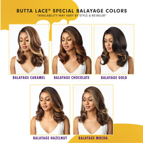Sensationnel Butta Lace Wig heat-safe fibers support versatile styling.