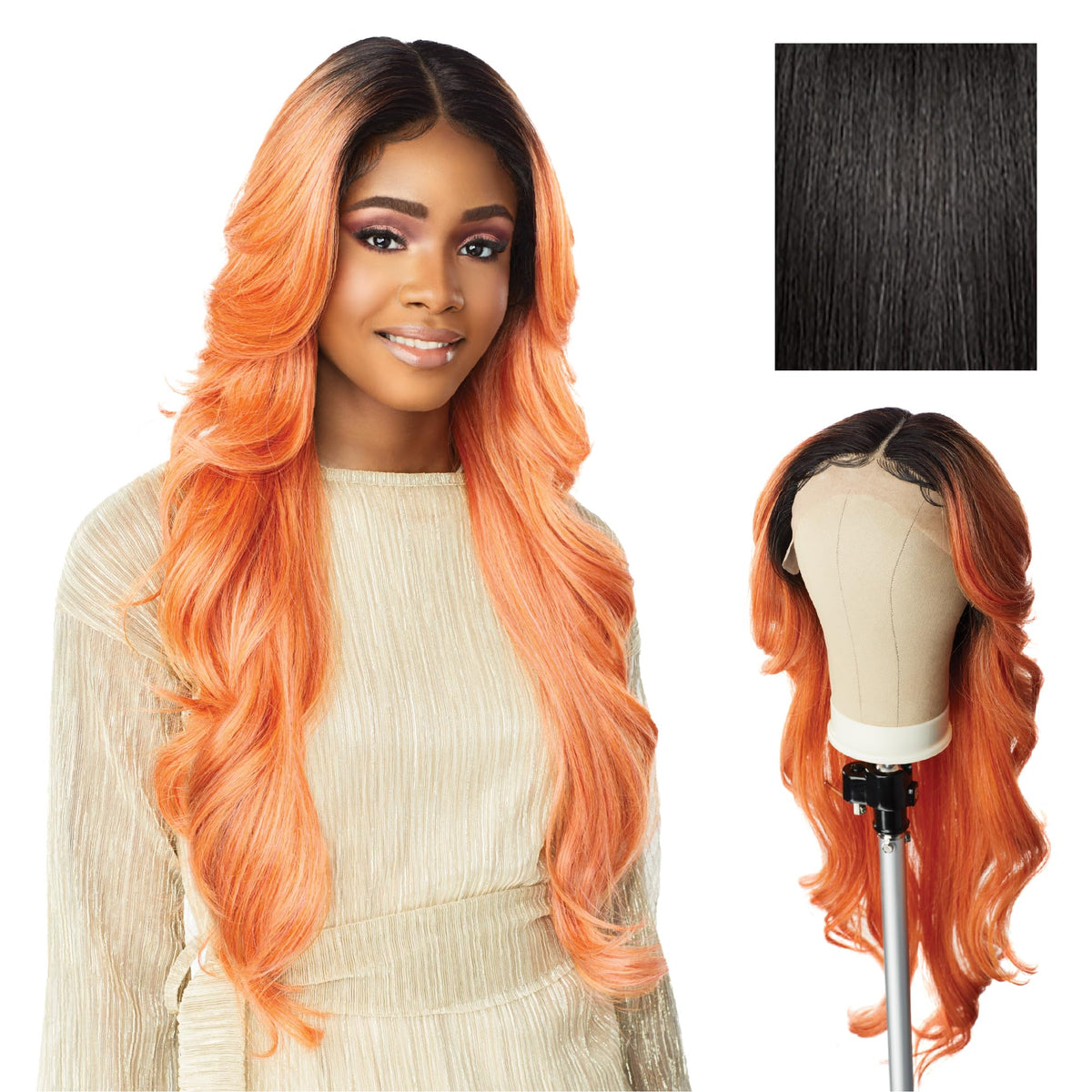 Sensationnel Butta Lace Unit 2 with 5 inch deep parting for versatile styling