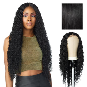 Sensationnel Butta Lace Wig Unit 3 front view with natural deep parting for versatile styling.