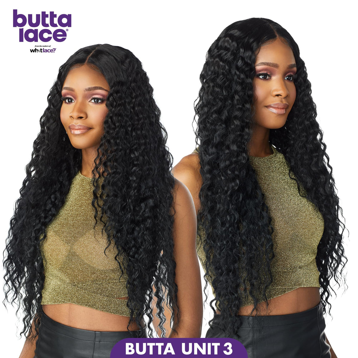 Sensationnel Butta Lace Wig Unit 3 preplucked hairline detail for realistic, natural-looking edges.