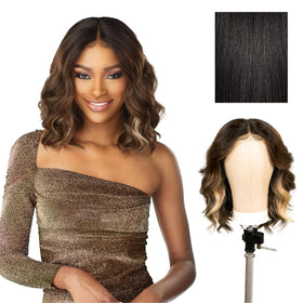 Sensationnel Butta Lace Wig Unit 8 with deep parting for natural scalp look