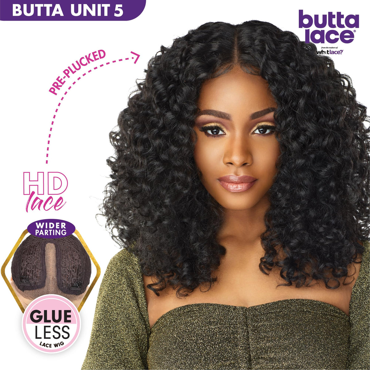 Sensationnel Butta Lace HD lace front closeup showing seamless scalp blend