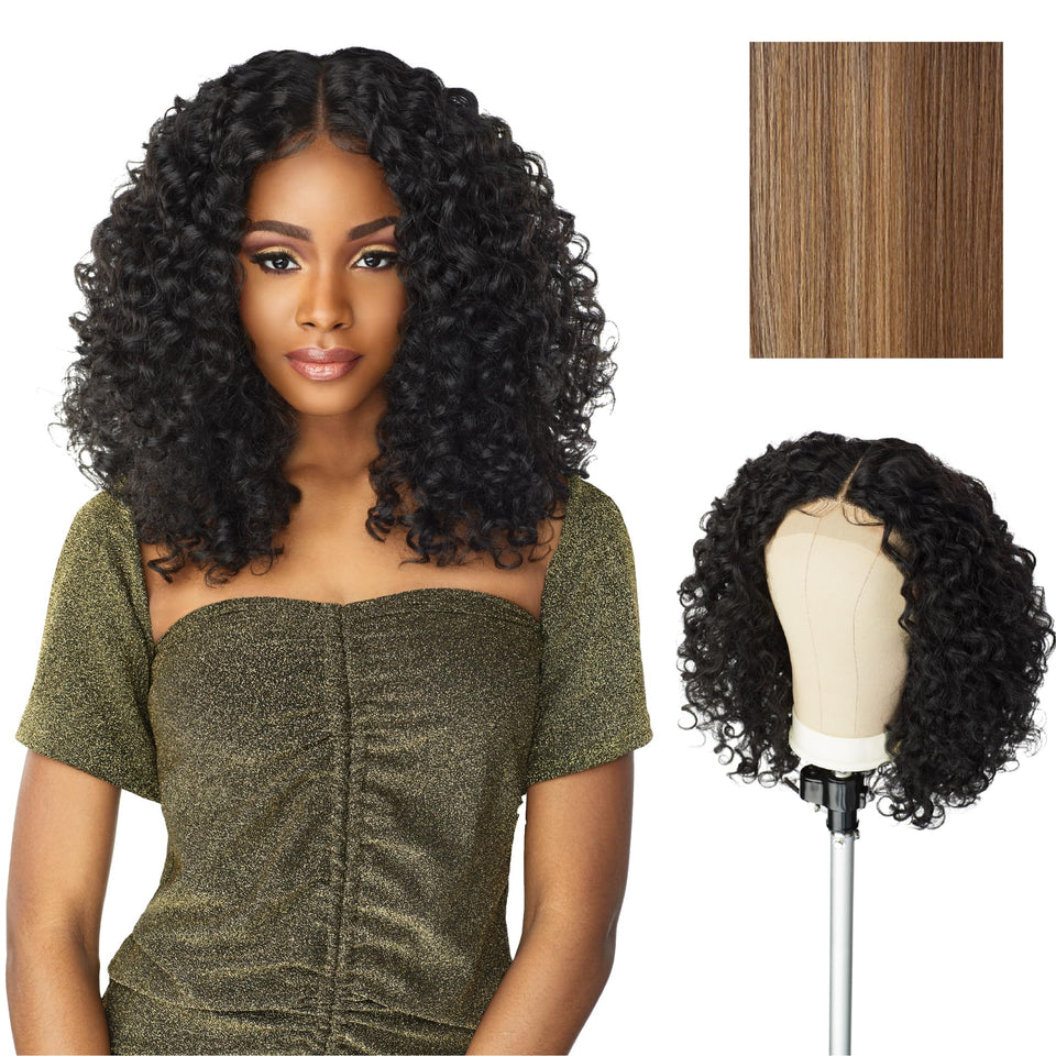 Sensationnel Butta Lace unit with 5-inch deep parting for versatile styling