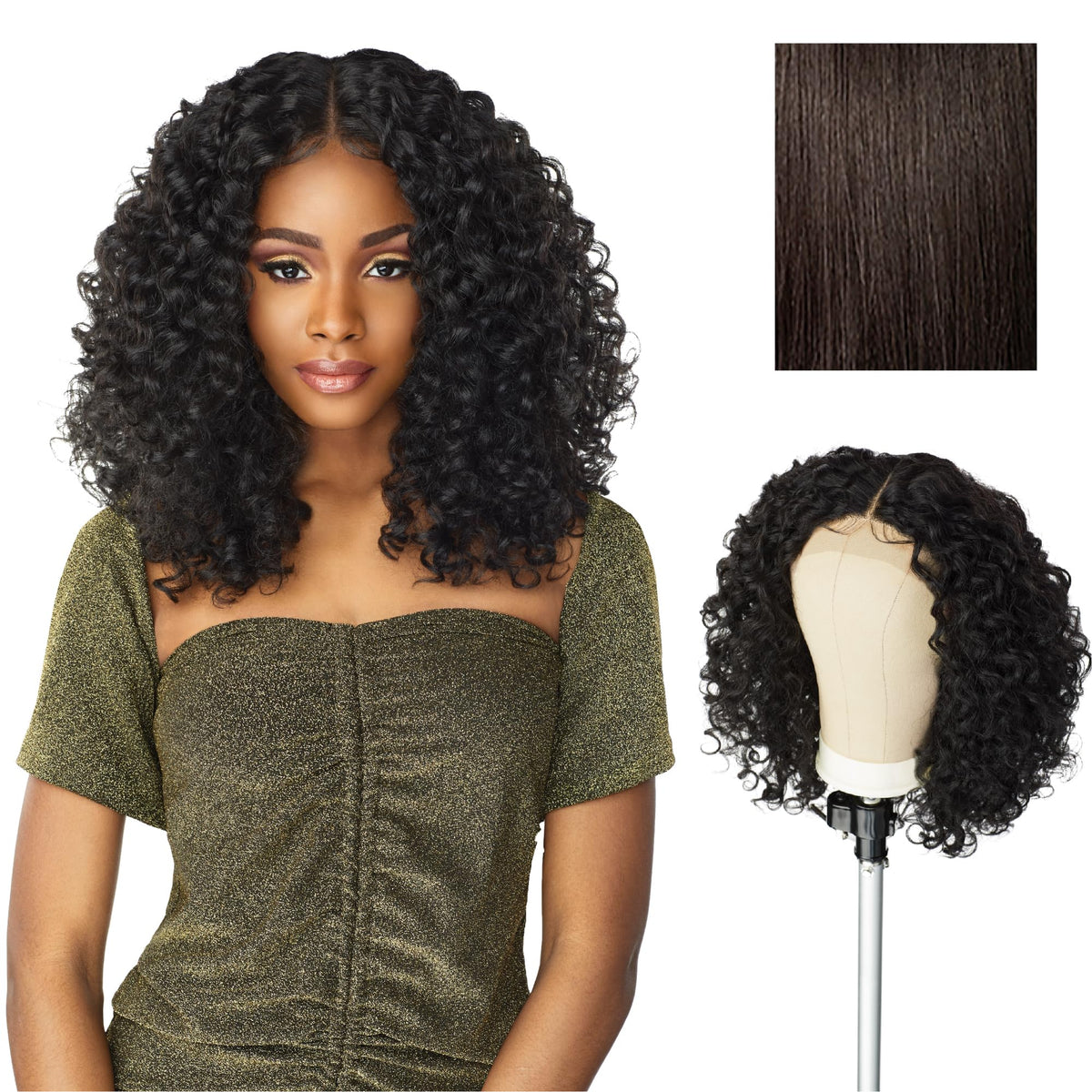 Sensationnel Butta Lace unit 5 with extra-wide deep parting for a natural scalp look