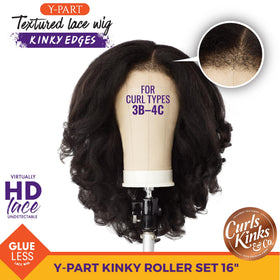 Sensationnel Curls Kinksandco HD lace close-up for seamless blend