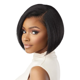 Sensationnel Curls Kinksandco Kinkyedges wig with 13x6 HD lace for natural parting.