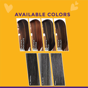 Kinky edges create a natural-looking hairline for seamless protection wear.