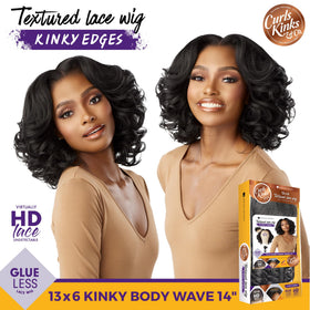 Sensationnel Curls Kinksandco wig with elastic band for quick, secure glueless wear