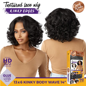 Sensationnel Curls KinksandCo hairline closeup reveals edged border and natural texture
