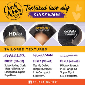 Sensationnel 3C-4C texture wig for versatile styling options