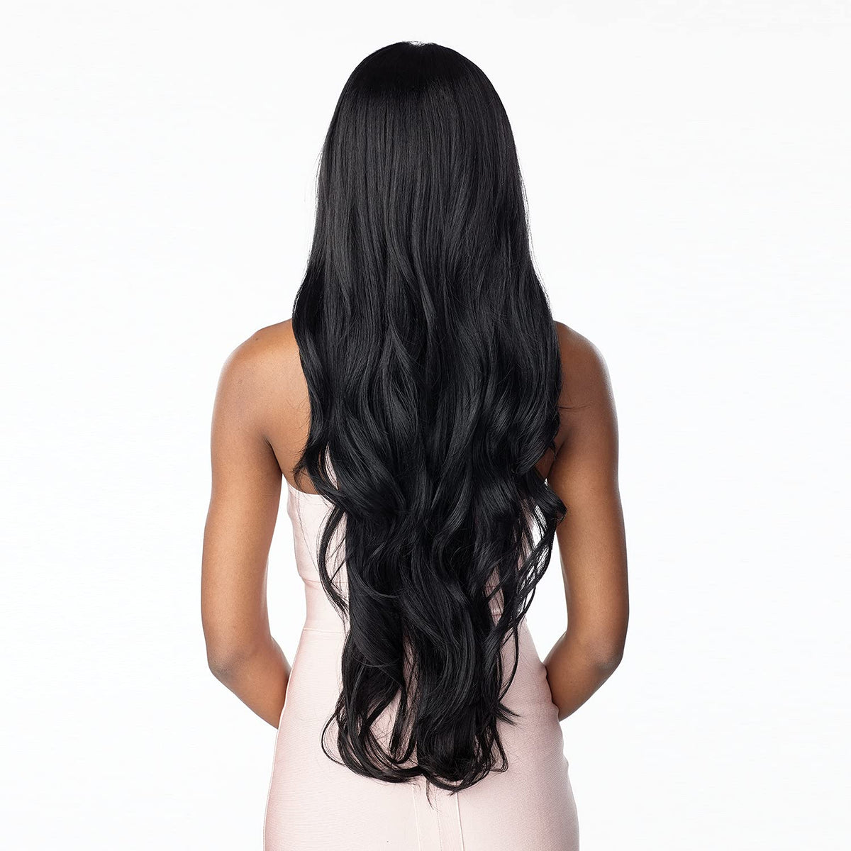 Sensationnel Emery ready for balayage or highlights with color-friendly synthetic fibers.