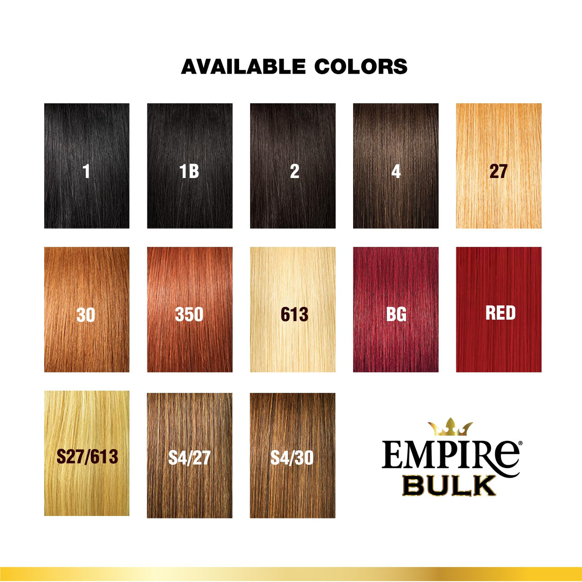 Sensationnel Empire Bulk deep wave texture suitable for curly loose wave styles.